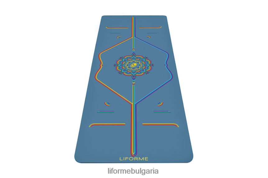4l8hjj11_liforme_d0bfd0bed181d182d0b5d0bbd0bad0b0_d0b7d0b0_d0b9d0bed0b3d0b0_d181d0b8d0bdd18cd0be_d0b4d18ad0b3d0b0_d0bfd0bed181d.jpg 4L8HJJ11 Liforme постелка за йога синьо/дъга постелки за йога - Image 1
