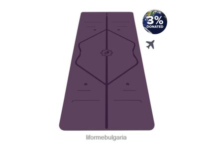 4L8HJJ53 Liforme постелка за пътуване лилава земя постелки за йога