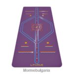 4L8HJJ68 Liforme детска постелка за игрива йога лилава земя постелки за йога