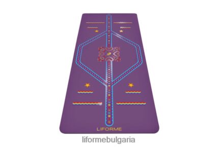 4L8HJJ68 Liforme детска постелка за игрива йога лилава земя постелки за йога