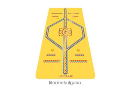 4L8HJJ76 Liforme детска постелка за игрива йога жълто постелки за йога