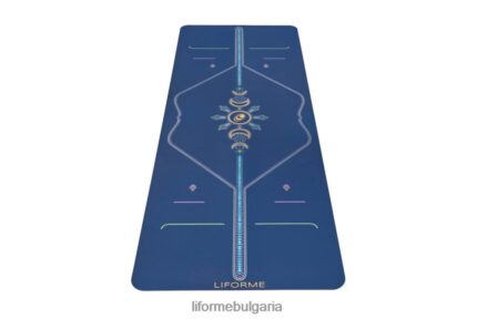 4L8HJJ2 Liforme постелка за йога космическа луна здрачно синьо постелки за йога