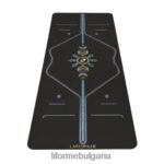 4L8HJJ4 Liforme постелка за йога космическа луна черен постелки за йога